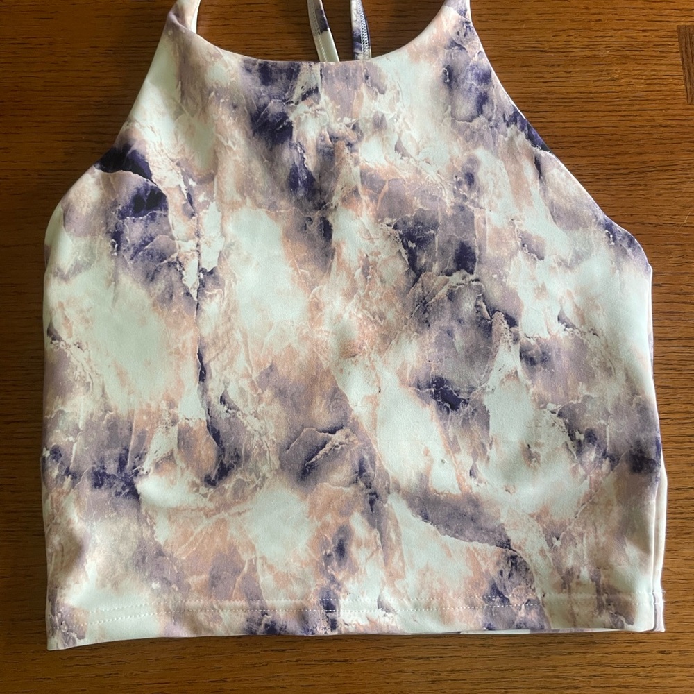 Marble Print Old Navy Active Top